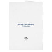 Antiek Klassieke Kars Blue Custom Birthday Kaart (Achterkant)