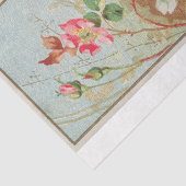  Antiek Klassieke Vrij Roos Vloer Tissuepapier (Detail)