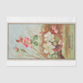  Antiek Klassieke Vrij Roos Vloer Tissuepapier (Voorkant)