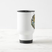 Antiek klein meisje kinderportret mooi reisbeker (Center)