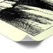 Antiek kleine vrouwenklooster in mei Alcott Poster (Hoek)