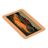 Antiek kleur litho Hotel Bristol Napels Napoli Magneet (Rechterzijde)