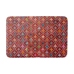 Antiek  kleurrijk Oriental Dhurrie Rug Badmat