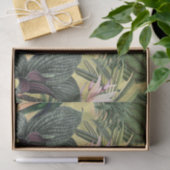 Antiek kleurrijk parrots Tropisch Oerwoud Patroon Tissuepapier (Geschenk)