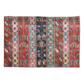 Antiek kleurrijk Perzisch Kilim Rug Kussensloop (Achterkant-Links)