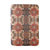 Antiek  Kleurrijke Oosterse Tapijtbad Badmat (Voorkant Verticaal)