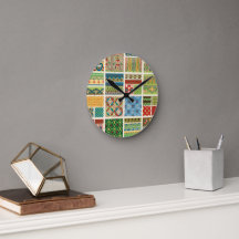 Antiek Kleurrijke Patchwork