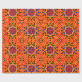 Antiek Kleurrijke Tapijtprint Cadeaupapier (Vlak)