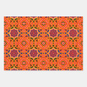 Antiek Kleurrijke Tapijtprint Inpakpapier Vel (Voorkant)