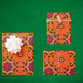 Antiek Kleurrijke Tapijtprint Inpakpapier Vel