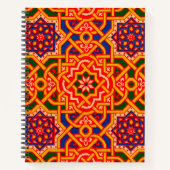 Antiek Kleurrijke Tapijtprint Notitieboek (Voorkant)
