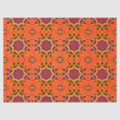 Antiek Kleurrijke Tapijtprint Tissuepapier (Voorkant)