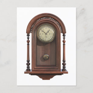 Antiek klok briefkaart