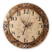 Antiek klok keramische knop (Voorkant)