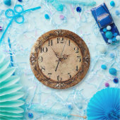 Antiek klok papieren bordje (Feest)