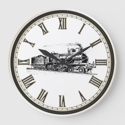 Antiek klok voor het kantoor van het thuisstation (Voorkant)