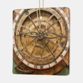 Antiek klokgezicht, Duitsland Keramisch Ornament (Links)