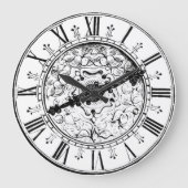 Antiek klokgezicht grote klok (Voorkant)