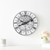 Antiek klokgezicht grote klok (Huis)