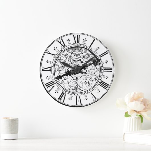 Antiek klokgezicht grote klok (Huis)