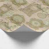 Antiek klokken en eigenaar cadeaupapier (Hoek)