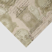 Antiek klokken en ontkoppeling van eigenaar tissuepapier (Detail)