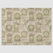 Antiek klokken en ontkoppeling van eigenaar tissuepapier (Voorkant)