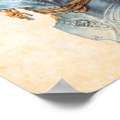 ANTIEK KNIGHT ARMORS/DRIE STUDIES VAN EEN HELMET POSTER (Hoek)