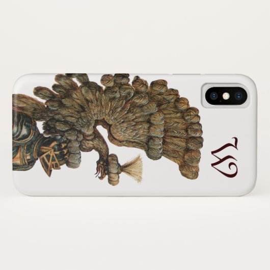 ANTIEK KNIGHT HELMET MET ELGF-monogram Case-Mate iPhone Case (Achterkant (horizontaal))