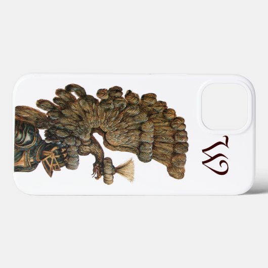 ANTIEK KNIGHT HELMET MET ELGF-monogram Case-Mate iPhone Case (Achterkant (horizontaal))