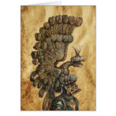 ANTIEK KNIGHT HELMET MET ELGF-parchment (Voorkant)