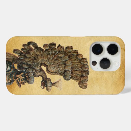 ANTIEK KNIGHT HELMET MET ELGF-parchment Case-Mate iPhone Case (Achterkant (horizontaal))