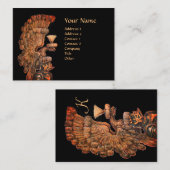 ANTIEK KNIGHT HELMET MET ELGF WINGS MONOGRAM VISITEKAARTJE (Voorkant / Achterkant)