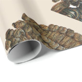 ANTIEK KNIGHT HELMET MET ELLE CADEAUPAPIER (Rol Hoek)