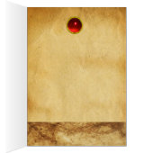 ANTIEK KNIGHT HELMET MET RODE BLAUWE VEREN (Binnen (Rechts))