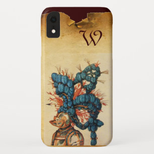 ANTIEK KNIGHT HELMET MET RODE BLAUWE VEREN Case-Mate iPhone CASE