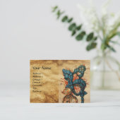 ANTIEK KNIGHT HELMET MET RODE BLAUWE VEREN VISITEKAARTJE (Staand voorkant)