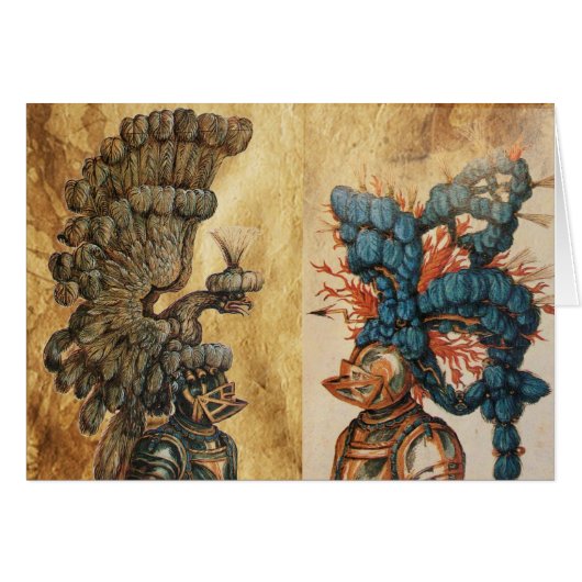 ANTIEK KNIGHT HELMETS MET ELGF EN VEREN (Voorkant Horizontaal)