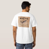 Antiek Kodiak Zalm Label T-shirt (Achterkant volledig)