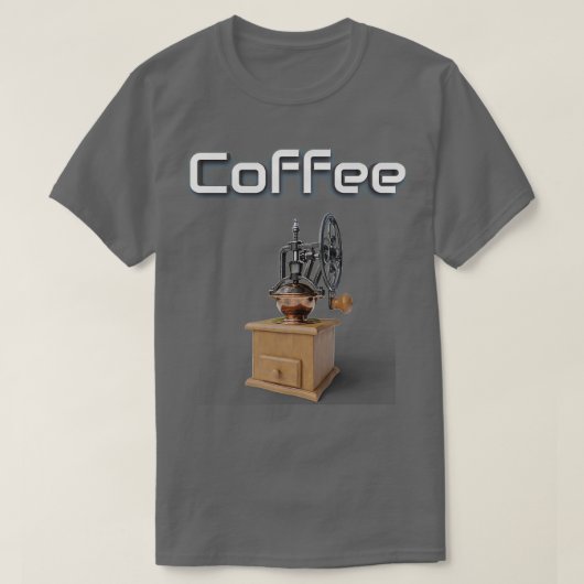 Antiek koffiebrinder t-shirt (Design voorkant)