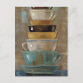 Antiek koffiekopjes briefkaart (Voorkant)