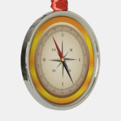 Antiek kompas metalen ornament (Rechts)