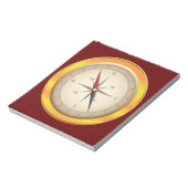 Antiek kompas notitieblok (Linkerzijde)