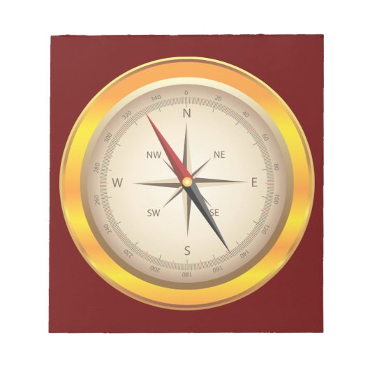 Antiek kompas notitieblok (Voorkant)