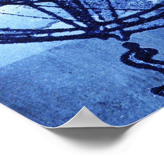 Antiek kompas roos poster (Hoek)