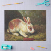 Antiek konijn Bunny Farmhouse Rustic Tissuepapier (Craft)