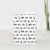 Antiek konijnen  kunst KLANTENKLEUR Kaart (Voorkant)