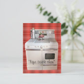 Antiek Kookfornuis Briefkaart 31413- aanpassen (Staand voorkant)