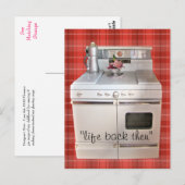 Antiek Kookfornuis Briefkaart 31413- aanpassen (Voorkant / Achterkant)