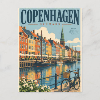Antiek Kopenhagen Denemarken Briefkaart